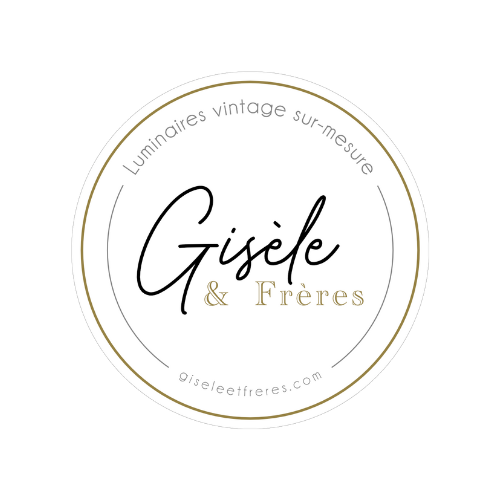 Luminaires vintage sur-mesure créés par Gisèle et frères