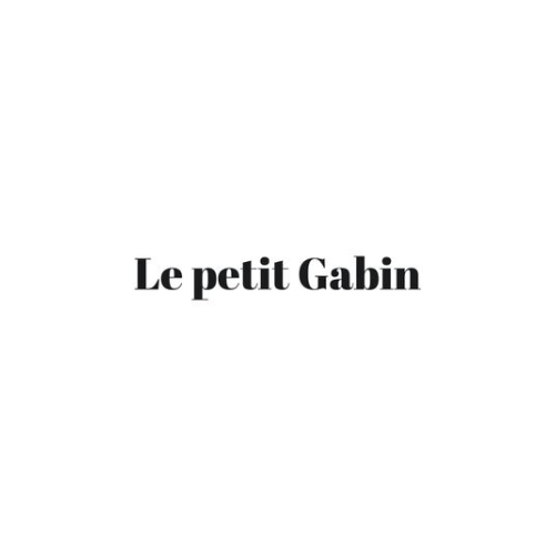 Logo de la marque Le Petit Gabin, vêtements upcyclés pour enfants et bébés