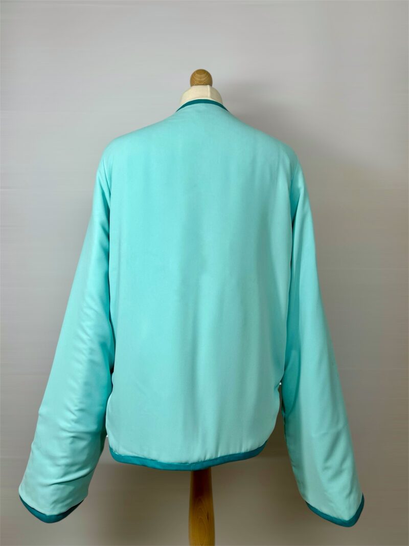 Veste réversible turquoise et fleurs Naray – Image 10