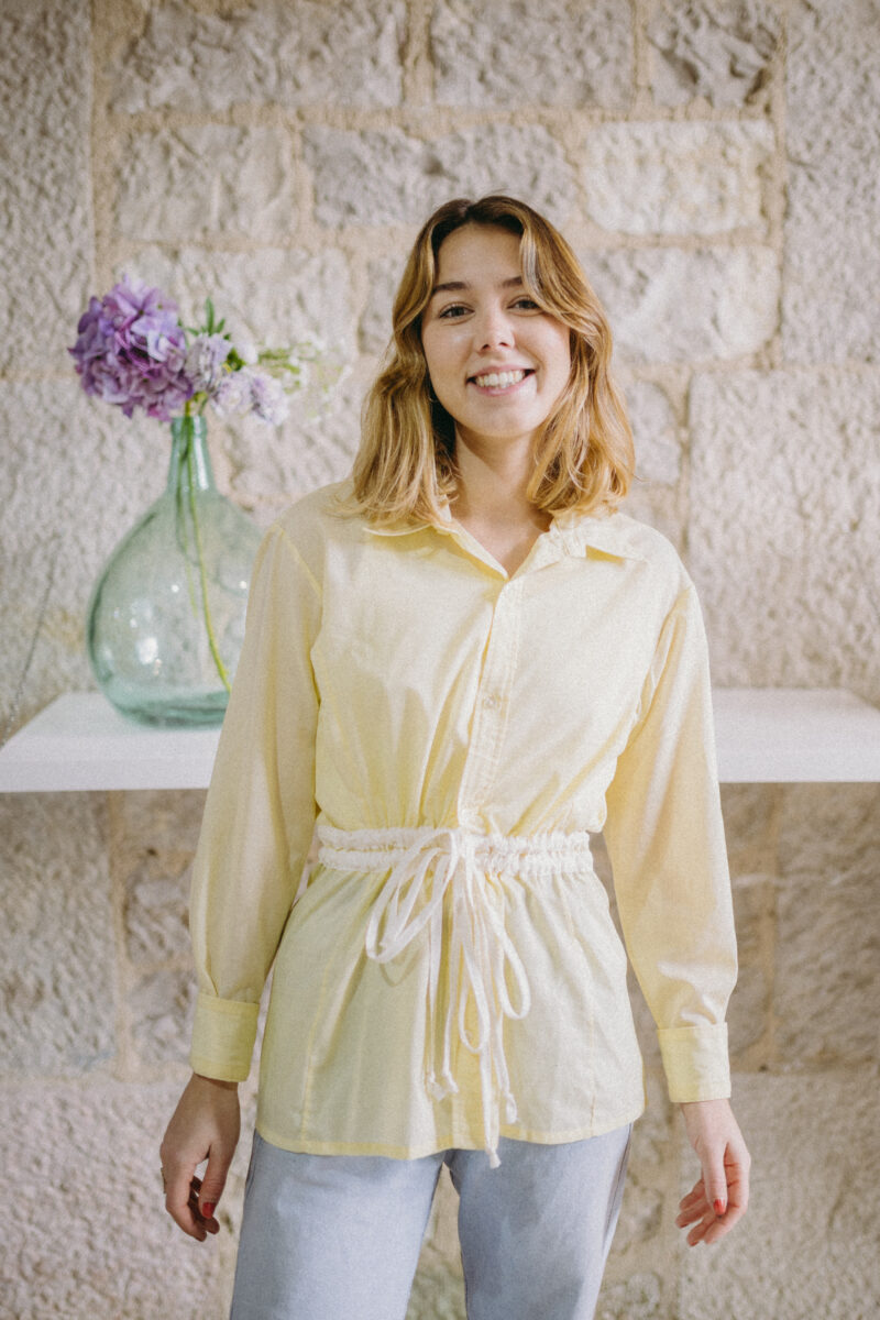 chemise femme upcyclée faite en France