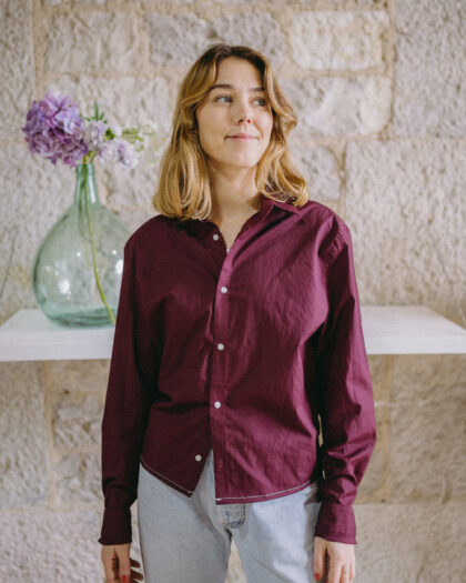 chemise femme upcyclée faite en France