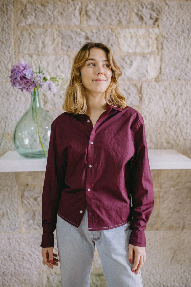 chemise femme upcyclée faite en France