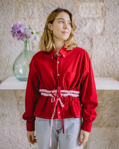 chemise femme upcyclée faite en France