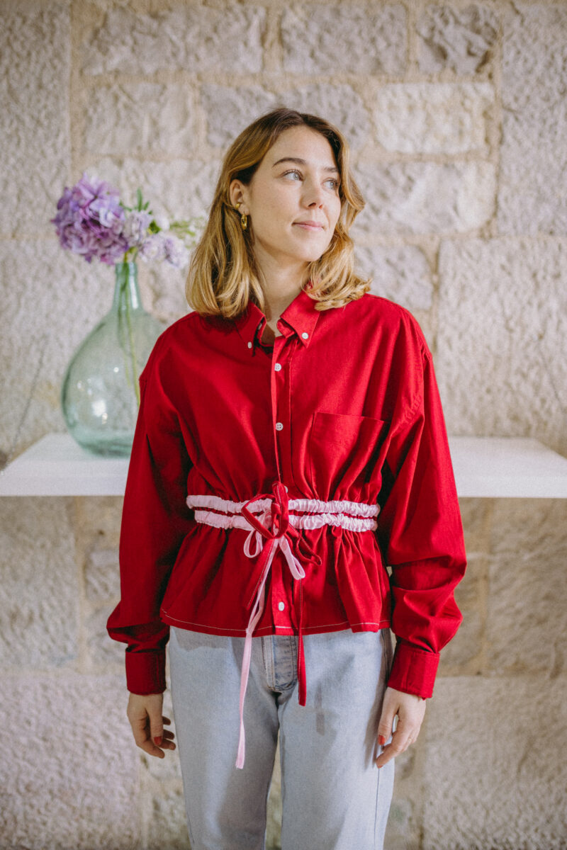 chemise femme upcyclée faite en France