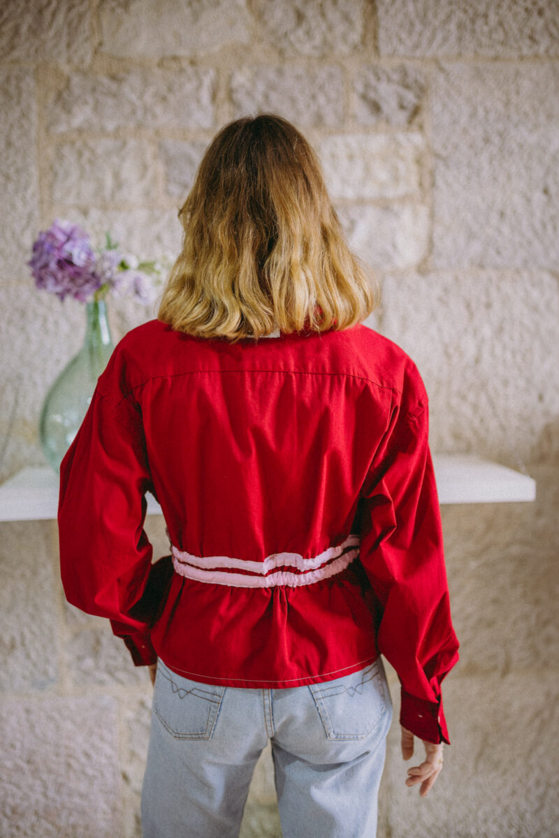 chemise femme upcyclée faite en France