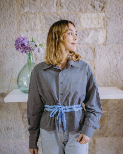 chemise femme upcyclée faite en France