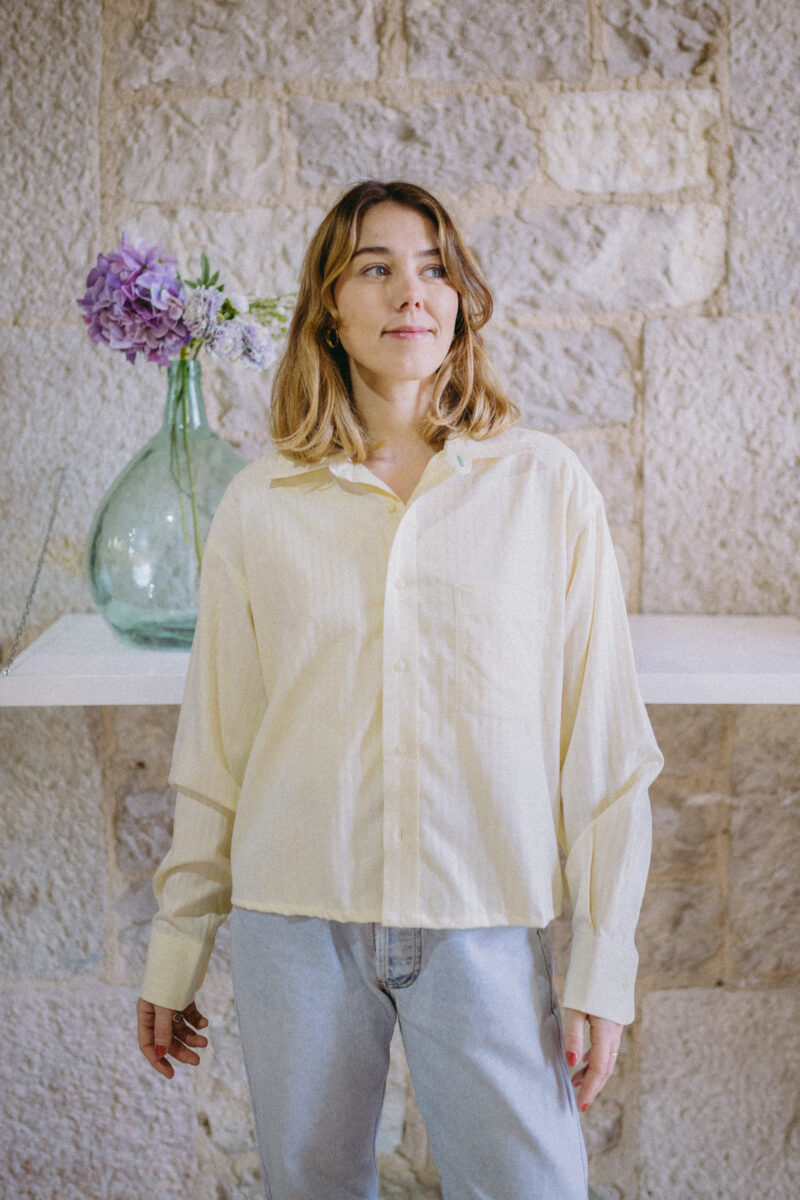 chemise femme upcyclée faite en France