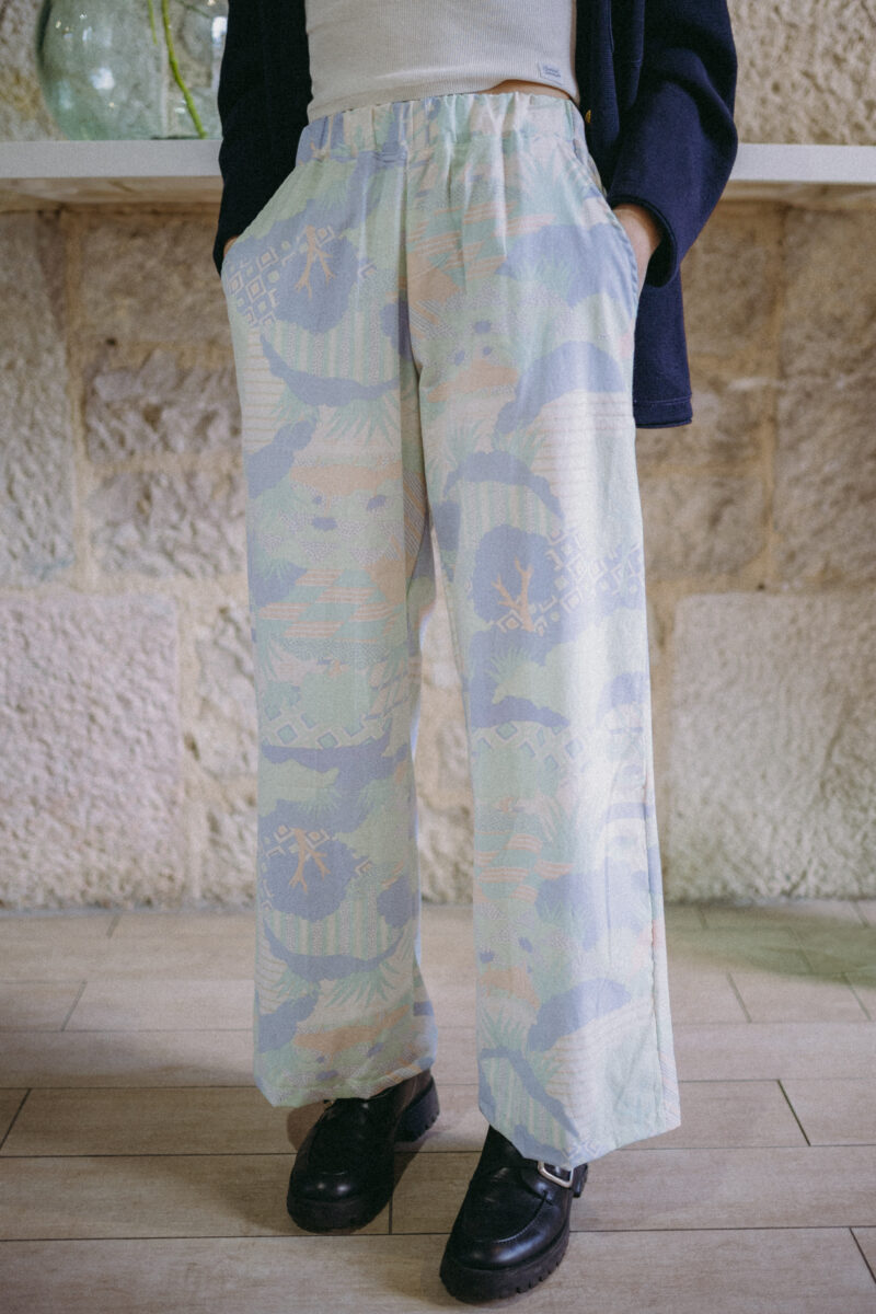 Pantalon femme fluide upcyclé – Image 3